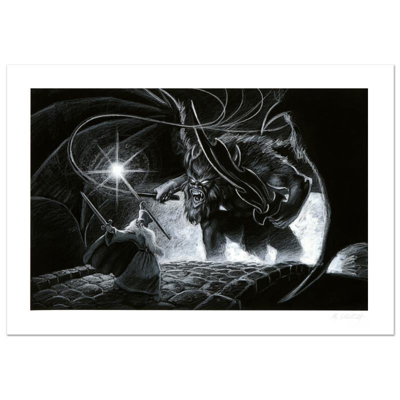 "Mines Of Moria" Limited Edition Giclee by Greg: Known world wide for his fantasy and science fiction illustrations, Greg Hildebrandt has created an abundance of fascinating artwork including, and most notably his illustration work for J.R.R. Tolkie