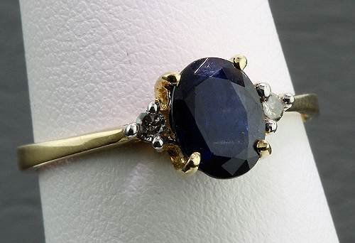 Ladies' Sapphire Diamond Ring 1.50ctw - D35