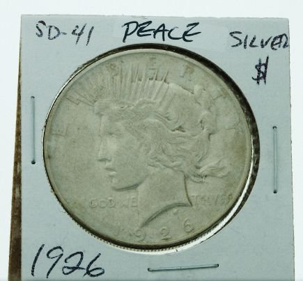 1925 Peace Silver Dollar SD41
