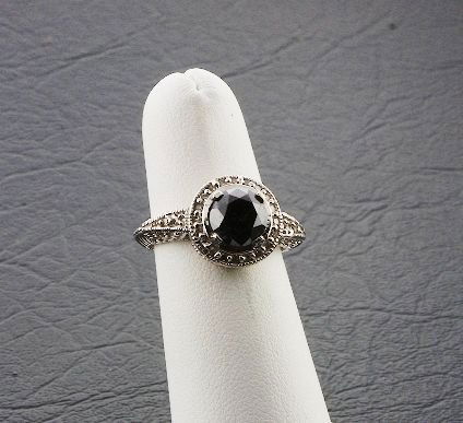Ladies' Black Diamond Ring 2.04ctw DG39A