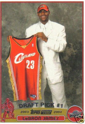 2003 LeBron James Rookie Basketball Card