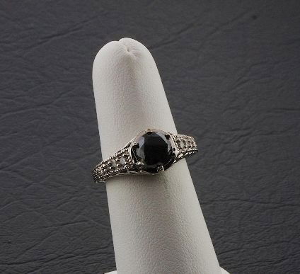 Ladies' Black Diamond Ring 2.42ctw DG56A