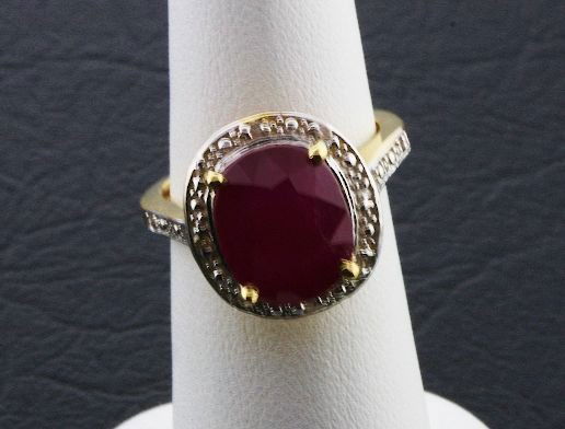 Ladies' Ruby Diamond Ring 6.39ctw DG76A