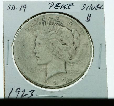 1923 Peace Silver Dollar SD19