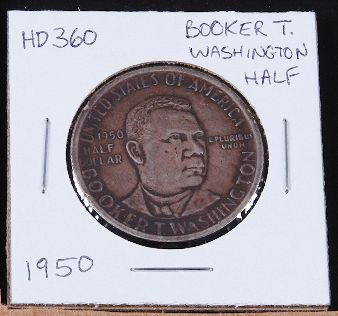1950 Booker T. Washington Half Dollar HD360