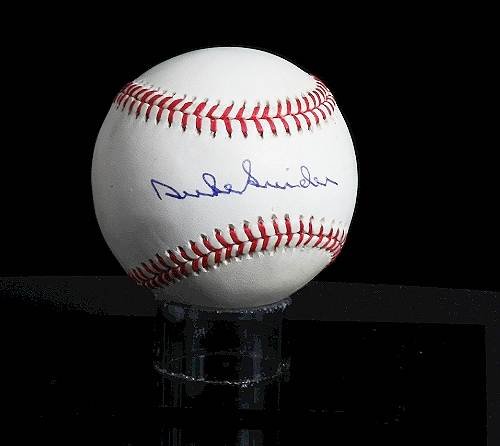 Duke Snider Autographed Baseball