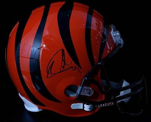 Carson Palmer Autographed Full-Size Bengals Helmet