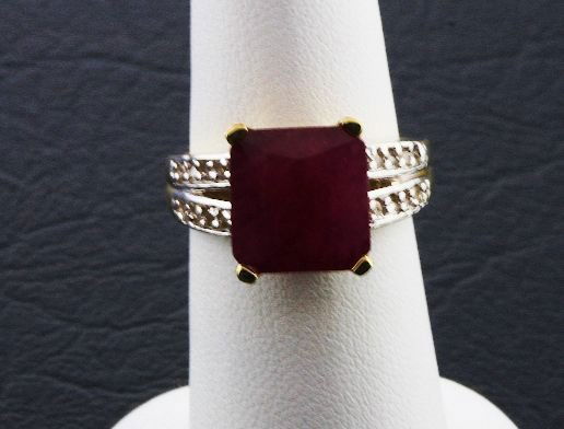 Ladies' Ruby Diamond Ring 7.62ctw DG77A