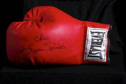 Leon Spinks Autographed Boxing Glove