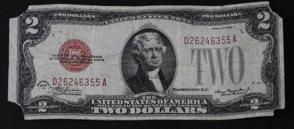 1928 $2.00 Federal Reserve Red Seal Note PM129: click to enlarge click to view more images 1928 $2.00 Federal Reserve Red Seal Note PM129 Condition Report: As-Is IR322 Description: You are bidding on the