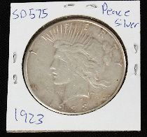 1923 Peace Silver Dollar SD575