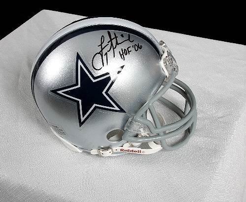 Troy Aikman Autographed Cowboys Mini Helmet