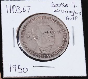 1950 Booker T. Washington Half Dollar HD367
