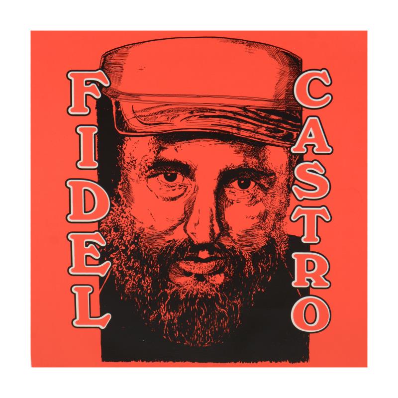 Steve Kaufman (1960-2010), "Fidel Castro" Limited: Steve Kaufman (1960-2010), "Fidel Castro" Limited Edition Hand Pulled Silkscreen on Canvas, Numbered 21/50 and Hand Signed Inverso with Letter of Authenticity. "Fidel Castro" is a limited edition hand