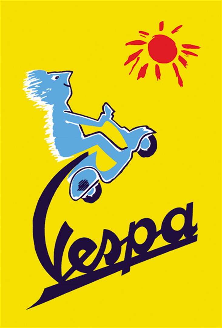 Anonymous - Vespa: Artist: Anonymous Title: Vespa Medium: Fine Art Reproduction Giclee on Canvas Image Size: Approximately 20 inches x 13.5 inches Unframed on Unstretched Canvas
