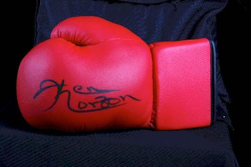 Ken Norton Autographed Boxing Glove