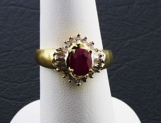 Ladies' Ruby Diamond Ring 1.61ctw DG78A