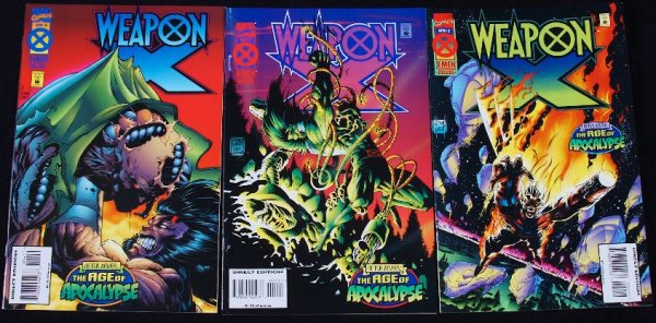 Weapon X Vintage Comic Books (3) CB52