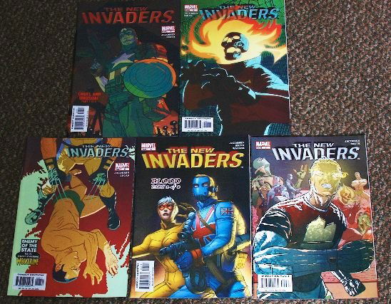 The New Invaders Vintage Comic Books Lot of (5) CB