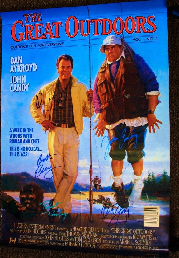 The Great Outdoors - Autographed Movie Poster Sign