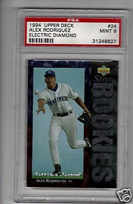 Alex Rodriguez 1994 Rookie Baseball Card PSA 9