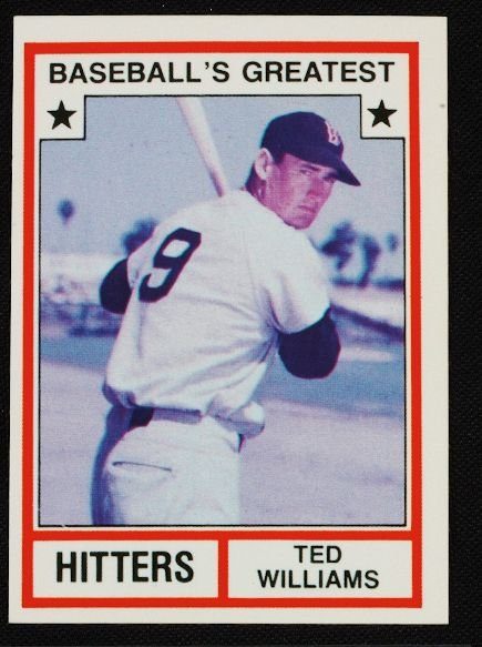 Vintage Baseball Card '83 TCMA Ted Williams C98