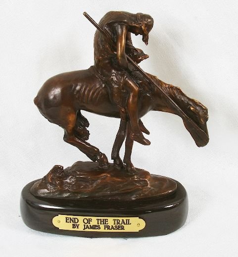James Fraser Bronze Statue Reproduction - End of th