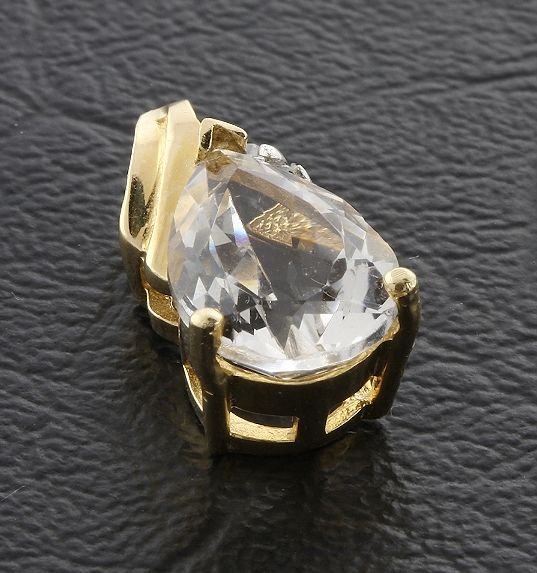Beryl / Diamond Pendant 3.16ctw - DF31