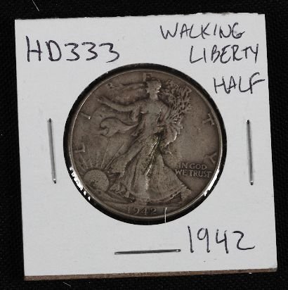 1942 Walking Liberty Half Dollar HD333