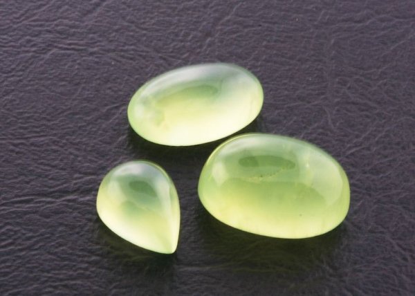 Prehnite Parcel 3 Gemstones 42.16cts - DI247