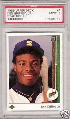 Ken Griffey Jr. 1989 Rookie Baseball Card PSA 9