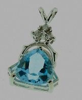 Blue Topaz Pendant 4.27cts DM-29