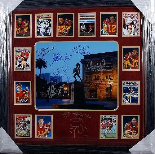 USC Trojans Autographed Heisman Winners Collage