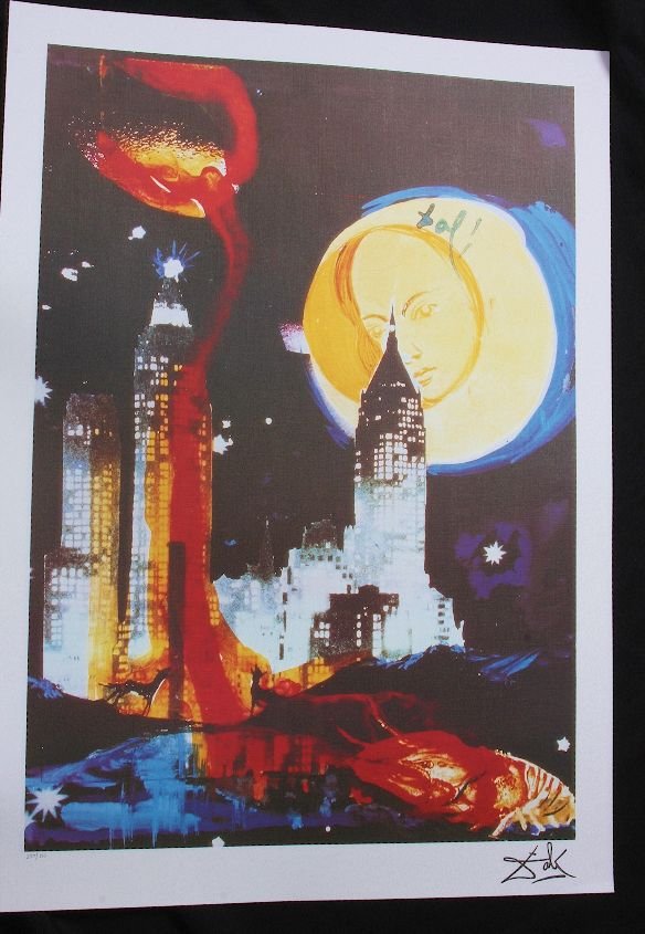 Salvador Dali - Manhattan Skyline - Print