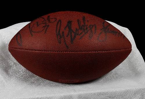 Leinart, Boldin & Fitzgerald Autographed Football