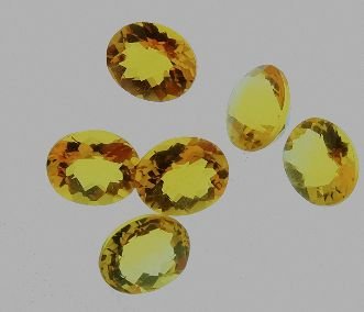 Citrine Parcel 6 Gemstones 25.22cts DL108