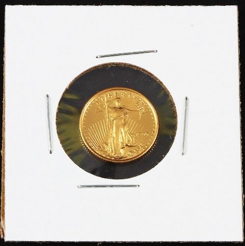 1999 Gold Eagle $5 Gold 1/10 Coin GC191