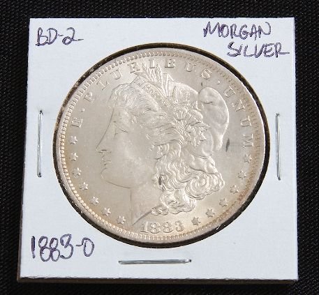 1883-O Morgan Silver Dollar BD2