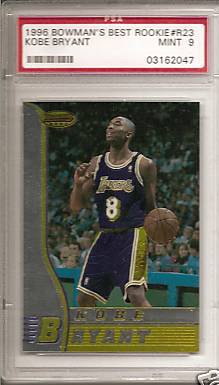 1996 Kobe Bryant Rookie Basketball Card PSA 9