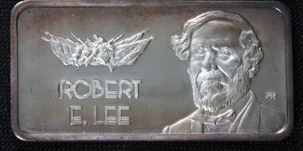 One Troy Oz. Pure Silver - Robert E. Lee #73