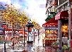 Park - Rainy Day In Paris - Hand Embellished Gicle
