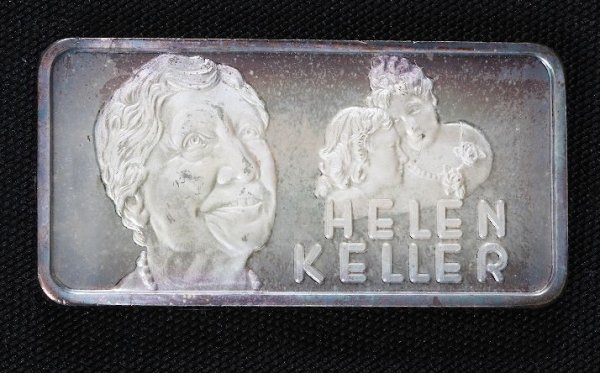 One Troy Oz. Pure Silver - Helen Keller #66