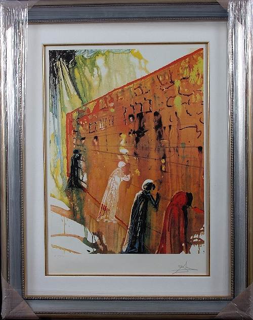 Salvador Dali - Western Wall Autographed