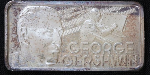 One Troy Oz. Pure Silver - George Gershwin #71