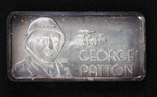 One Troy Oz. Pure Silver - George Patton #93