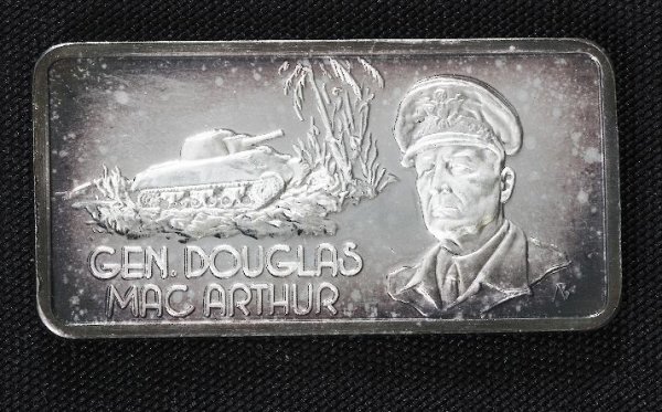 One Troy Oz. Pure Silver - Douglas MacArthur #90