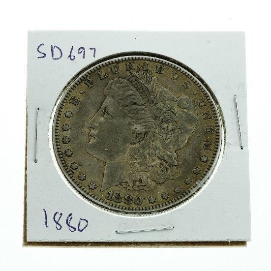 1880 Morgan Silver Dollar VG+ SD697