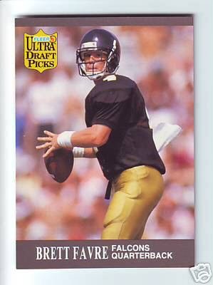 Brett Favre 1991 Rookie Football Card
