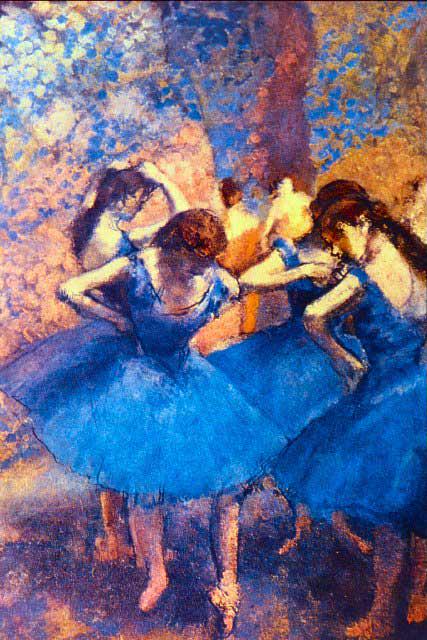 Edgar Degas - Ballerine: Artist: Degas - Title: Ballerine - Medium: Fine Art Reproduction Giclee on Archival Canvas - Image Size: Approximately 20 inches x 13.25 inches - Framed: Unframed on Unstretched Canvas - Edgar Degas w