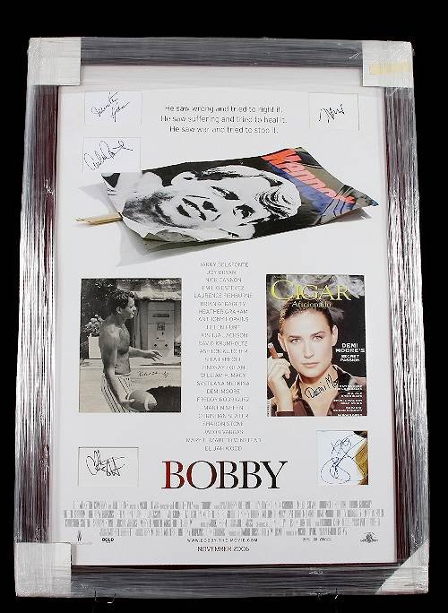 Bobby Autographed & Framed Movie Poster